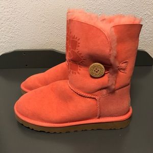 Peach UGG boots